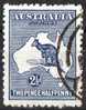 Australia 1915 21/2d Deep Blue Kangaroo 3rd Watermark (Wmk 10) Used - Actual Stamp - Nice CDS - SG36 - Used Stamps