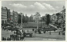 AK Posen Poznan Wilhelmsplatz Mit Flaggen ~1940 #04 - Posen
