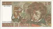 - FRANCE - BILLETS - 10 F - BERLIOZ - B . 6 - 7 - 1978 - B - N° L . 305 - 323439 - - 10 F 1972-1978 ''Berlioz''