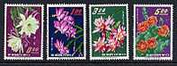 Taiwan 1964 Flowers Of Cactus Stamps Flower Flora Plant - Neufs