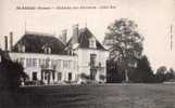 Cpa Bleneau (89) Chateau Des Garniers , Coté Est . Ed Fiuoux - Bleneau