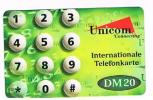 GERMANIA (GERMANY) - UNICOM    (REMOTE) -  DM 20     -  USED - RIF. 5920 - GSM, Voorafbetaald & Herlaadbare Kaarten