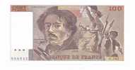 100 Francs Delacroix  1990 - 100 F 1978-1995 ''Delacroix''