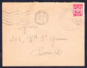 Lettre FM N°12 Cachet Joinville Le Pont 1963 - Military Postage Stamps