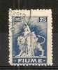 1919 FIUME USATO ALLEGORIE E VEDUTE 25 C - RR7538-2 - Fiume