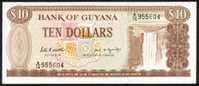 Billet De Banque Neuf - 10 Dollars - N° 955604 - Bank Of Guyana - 1989 - Guyana