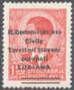 LUBIANA - Co. Ci - 1941. - Sassone .No. 34 - MNH - Missing Letter ,,i,, - Lubiana