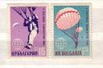 Bulgaria / Bulgarie 1960 Parachute Championship  2v.-MNH - Parachutespringen