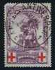 België 1914, Nr 128 - USED / GESTEMPELD / OBLITERE - Catw 80€ - 1914-1915 Rotes Kreuz