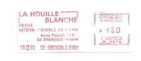 Houille, Blanc, Eau, Revue, Presse, Grenoble - EMA Havas - Fragment  9 X 3,5 Cm   (G426) - Electricité