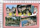 CHABLIS -  4 Vues  : Porte Noël, L´Obediencerie, Camping, Piscine -  Blason - Chablis