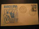 SPAIN Barcelona 1965 Event Cancel Colon Columbus Caravel America Discouver Hispanidad - Christopher Columbus