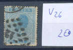 Belgie - Belgique Ocb Nr:  18 A  - V26  Luppi   (zie Scan) - 1865-1866 Profiel Links