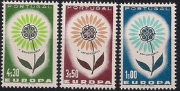 1964 Portugal  Mi.963-5 ** MNH Europa - 1964