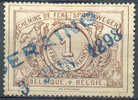 1 Franc Brun , Annulé Par La Griffe En Bleu De SERAING 3 JUIN 1898 . R Et TB  - 6325 - NORD-BELGE - Nord Belge