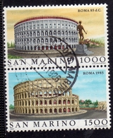 REPUBBLICA DI SAN MARINO 1985 ROMA 85 D.C. SERIE COMPLETA COMPLETE SET USATO USED OBLITERE' - Used Stamps