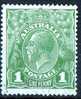 Australia 1924 King George V 1d Sage-green - No Wmk Used - Actual Stamp - Nice - SG83 - Used Stamps