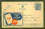 BELGIQUE Publicité Sur Entier Postal  Type Armoiries Obl. - Altri & Non Classificati