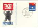 DDR, 1977 Ganzsache P82 SOZPHILEX Mit SST @ - Postcards - Used