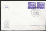 S733.-.ISRAEL .-. 1975 .-.SCOTT # : 474.-. ESPECIAL COVER THE  FEDERATION OF EUROPEAN BIOCHEMICAL SOCIETIES CANCEL. - Lettres & Documents