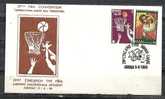 GREECE ENVELOPE  (A0529) 29th FIBA CONVENTION (INTERNATIONAL BASKET BALL FEDERATION)  - ATHENS 5.6.1984 - Postal Logo & Postmarks