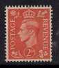 GB 1941 KGV1 ORANGE 2d UNUSED SG 488 NO GUM (643) - Unused Stamps