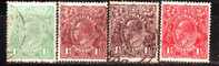 1914  Australia SC#  A4   Lot  4 - Used Stamps