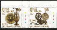 Vaticano - Serie Completa Nuova Angolo Di Foglio: 250° Anniversario Del Museo Cristiano - 2007 - Unused Stamps