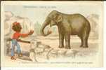 CPA  Illustration Raoul GUINOT, ROUDOUDOU Visite Le Zoo  1428 - Olifanten