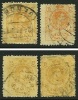 ● SPAGNA - 1909 / 22  - ALFONSO XIII -  N. 246 Usati -  Cat. ? €  -  Lotto 463 E 465 - Used Stamps