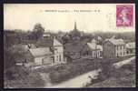 CPA  ANCIENNE- FRANCE- REUGNY (37)- VUE GENERALE VU VILLAGE EN GROS PLAN- LE CAFÉ- - Reugny