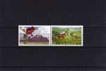 2005 Canada Fauna Bird Biosphere Reserves Joint Issue With Ireland MNH Horizontal Pair Western Osprey Deer - Ungebraucht