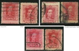 ● SPAGNA - 1922 / 29 - Alfonso XIII -  N. 280 Usati -  Cat. ? €  -  Lotto 523 /25 /26 - Used Stamps