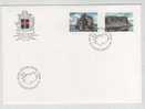 Iceland FDC 6--9-1990 LANDSCAPES HVITSERKUR & LOMAGNUPUR - FDC