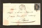 No 4 Sur Lettre De Rouen A Paris Le 19 Nov 1850 - 1849-1850 Ceres