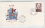 Iceland FDC Famous Icelandic Person 8-9-1982 With Cachet - FDC