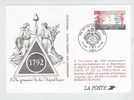 France Postal Stamped Stationery  AN 1 1792 - 1992  26-9-1992 With Cachet - Pseudo-interi Di Produzione Ufficiale