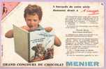 CHOCOLAT MENIER - Concours Le Tour Du Monde N° 1 - 2 Scans - Chocolade En Cacao