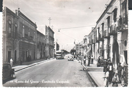 Torre Del Greco.contrada Leopardi.viaggiata1956-animata-autobus- - Torre Del Greco