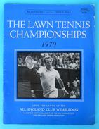 WIMBLEDON 1970. - The Lawn Tennis Championships Official Programme * Program Programm Programa Programma Tenis - Books