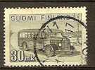 FINLAND 1946 Postal Motor Coach  - 30m. - Black  FU - Oblitérés