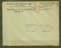 BELGIQUE 1928 Empreinte Machine.  S/lettre Entiére Pour L'Allemagne - Briefe U. Dokumente