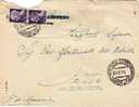 MESSINA  - PATTI - Cover / Lettera  20.08.1945 -  Imperiale Senza Fasci. Lire 1 X 2 - Poststempel