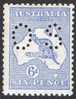 Australia 1915-1924 6d Blue Kangaroo 3rd Watermark Perf OS - CCCA 26OS - MNH - Actual Stamp - Ungebraucht