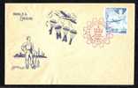 ROMANIA 1948 COVER 1X FDC "1 MAI" AIRMAIL PARACHUTISM. - Parachutespringen