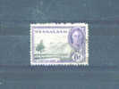 NYASALAND - 1945 George VI 6d FU - Nyasaland (1907-1953)