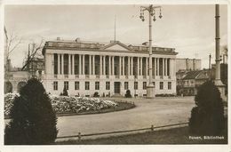 AK Posen Poznan Bibliothek Feldpost 1940 #03 - Posen