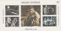 Sweden-1983 Music Mint Souvenir Sheet MNH - Full Sheets & Multiples