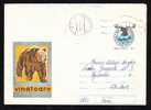 Romania 1978 Hunting, Animals,BEARS,FISH ,ENTEIRE POSTAL MAILED. - Ours