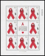 2003 CHINA ANTI-AIDS DAY SHEETLET - Blocs-feuillets